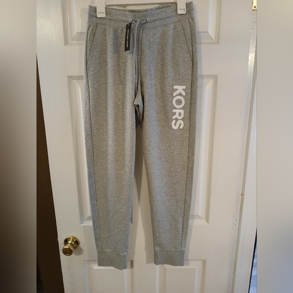 NWT Michael Kors Gray Sweatpant Joggers - Picture 7 of 7